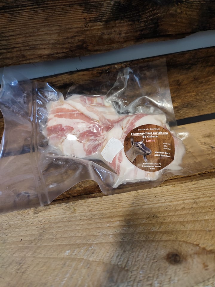 Fromage frais  lardé de chèvre 2p
