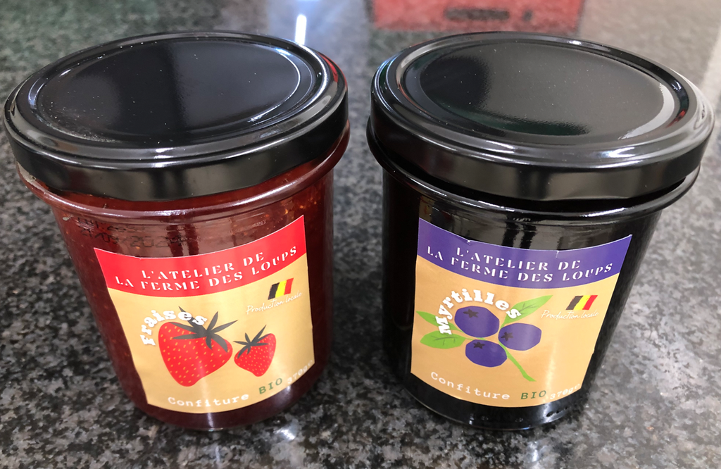 Confiture du loup myrtilles bio 370g