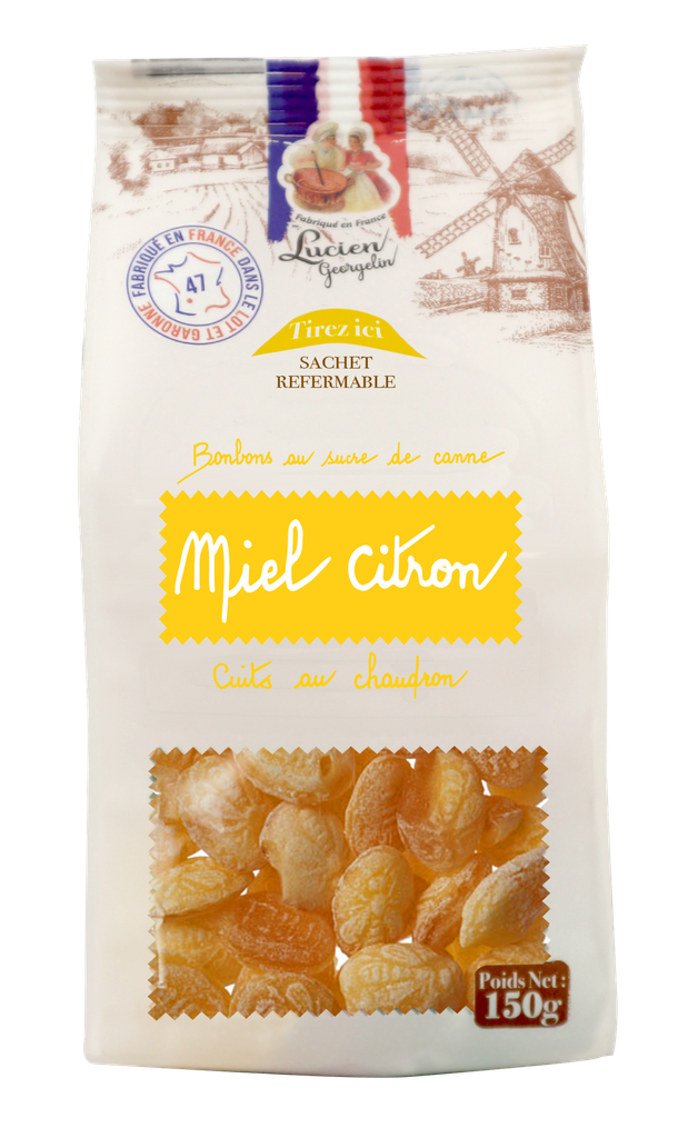 Bonbons au miel citron