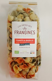 Pâtes Frangines Trecces tomate ,basilic 350 gr
