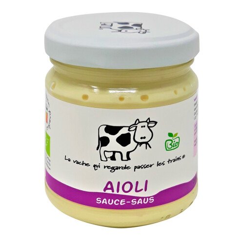 Sauce aïoli la vache bio 200ml