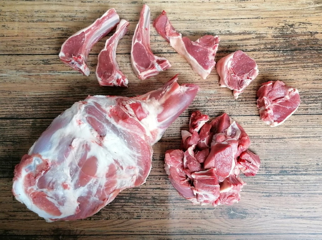 Colis d'agneau le quart 